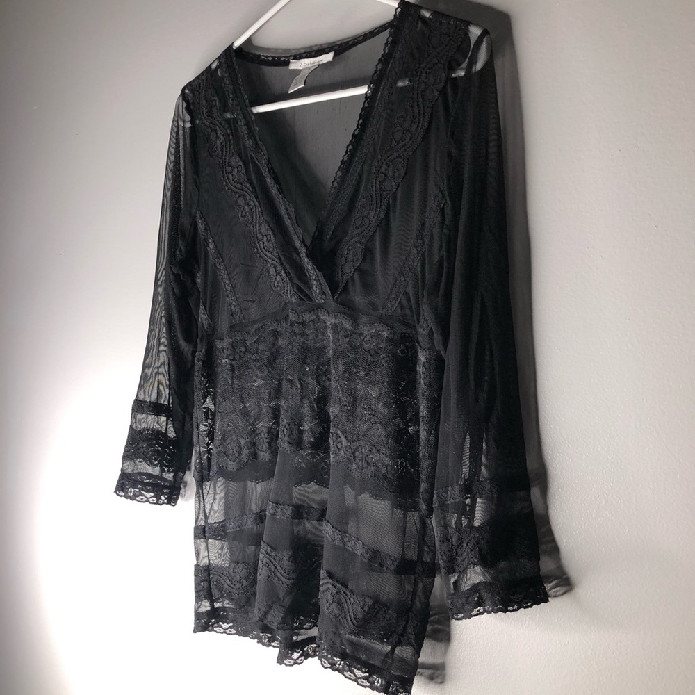 Gothic Fairy Mesh Lacey Top